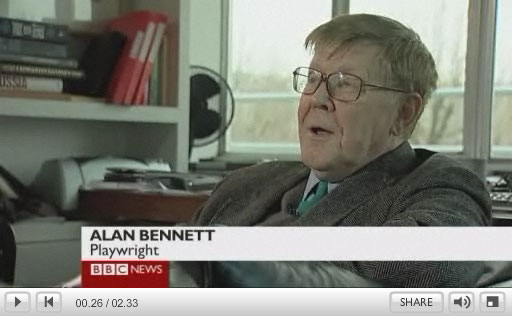 Alan Bennett BBC Interview Alan Bennett BBC Interview